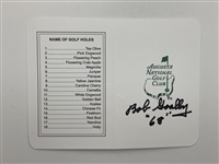 Langer, Goalby, Singh & O'Meara Signed ANGC Scorecards JSA ALOA
