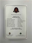 Eleven (11) Signed Golf Scorecards from Major Championship Winners & Prestigious Courses JSA ALOA