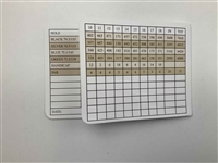 Eleven (11) Signed Golf Scorecards from Major Championship Winners & Prestigious Courses JSA ALOA
