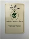 Eleven (11) Signed Golf Scorecards from Major Championship Winners & Prestigious Courses JSA ALOA