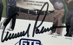 A Trio of Signed Golf Memorabilia featuring Arnold Palmer, Gene Sarazen, Fred Couples, and Gary Player JSA ALOA