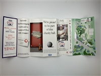 A Trio of Signed Golf Memorabilia featuring Arnold Palmer, Gene Sarazen, Fred Couples, and Gary Player JSA ALOA