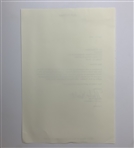 Hogan, Nelson & White Signed Correspondence JSA ALOA 
