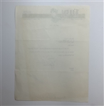 Hogan, Nelson & White Signed Correspondence JSA ALOA 