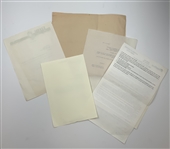 Hogan, Nelson & White Signed Correspondence JSA ALOA 
