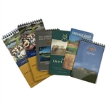 Six Professional Golf Course Yardage and Course Guides Including St Andrews and TPC Sawgrass