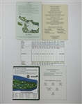 A Collection of Nine Professional Golf Course Scorecards Signed by Major Champions and Hall of Fame Members JSA ALOA