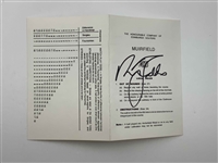 13 Signed Scorecards Mostly From Major Sites W/Corresponding Champs JSA ALOA