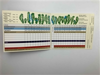 13 Signed Scorecards Mostly From Major Sites W/Corresponding Champs JSA ALOA