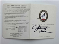 13 Signed Scorecards Mostly From Major Sites W/Corresponding Champs JSA ALOA
