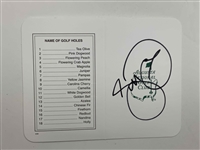 13 Signed Scorecards Mostly From Major Sites W/Corresponding Champs JSA ALOA