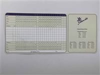 13 Signed Scorecards Mostly From Major Sites W/Corresponding Champs JSA ALOA