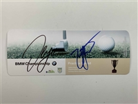 A Collection of Professional Golf Memorabilia Including Signed 1995 U.S. Open Pairing Sheet and Tournament Badge Sets JSA ALOA