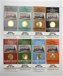 A Collection of Professional Golf Memorabilia Including Signed 1995 U.S. Open Pairing Sheet and Tournament Badge Sets JSA ALOA