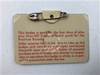 A Trio of Vintage Masters Tournament Series Badges