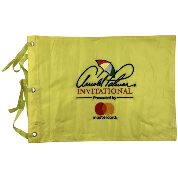 Arnold Palmer Invitational Presented by Mastercard Yellow Golf Pin Flag New in Package