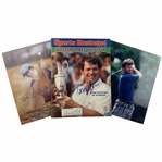 Faldo & Watson Signed Sports Illustrated Magazine & Photos JSA ALOA