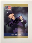 Twelve Signed 1990-1991 Pro Set PGA Tour Golf Trading Cards JSA ALOA