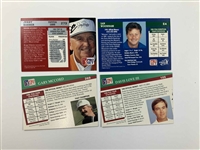 Twelve Signed 1990-1991 Pro Set PGA Tour Golf Trading Cards JSA ALOA