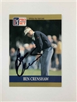 Twelve Signed 1990-1991 Pro Set PGA Tour Golf Trading Cards JSA ALOA