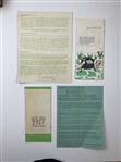 A Collection of Vintage Golf Ephemera, Instructional Booklets, and Val M. Brooks Leather Tee Holders