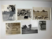 A Collection of Approximately 75 Vintage Professional Golf Photographs Including Signed Photos