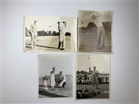 A Collection of Approximately 75 Vintage Professional Golf Photographs Including Signed Photos
