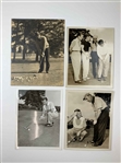 A Collection of Approximately 75 Vintage Professional Golf Photographs Including Signed Photos