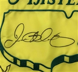Rory McIlroy, Scottie Scheffler & 5 Champs Signed 2025 Masters Flag JSA ALOA