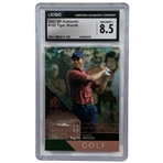 2003 Upper Deck SP Authentic Salute to Champions Tiger Woods Number 102 Graded CGC 8.5 NM/MINT+