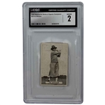 1930 Sweetacres Series of Sports Champions Ivo Whitton Card No. 34 CGC 2 Good
