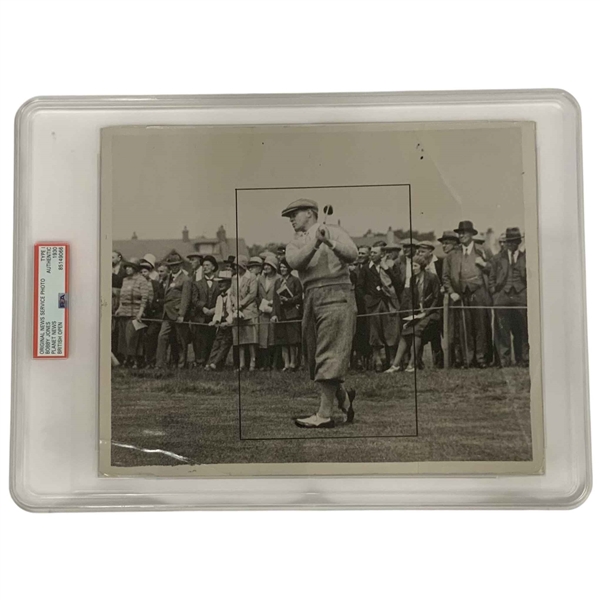Bobby Jones 1930 British Open Original Grand Slam Type I News Service Photograph PSA Authentic