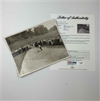 1931 Bobby Jones vs Sleepy Hollow CC 72-Man-Field Type I Bunker Photo PSA