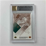 2003 Upper Deck SP Authentic Golf Annika Sorenstam Rookie Card #110 Autographed 408/799 BGS Mint 9