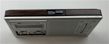 General Electric 1981 Masters Tournament Portable AM/FM Clock Radio Model 7-2100B with Original Case