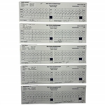 Singh, Price, Duval & Seven Others Signed 1998 Tour Championship Official Scorecards