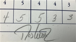 Calcavecchia, Sluman, Tway & Seven Others Signed 1998 Tour Championship Official Scorecards