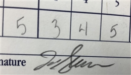 Calcavecchia, Sluman, Tway & Seven Others Signed 1998 Tour Championship Official Scorecards
