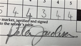 Mize, Elkington, Cink & Seven Others Signed 1999 Buick Invitational Official Scorecards
