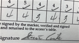 Mize, Elkington, Cink & Seven Others Signed 1999 Buick Invitational Official Scorecards