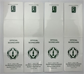 Toms, Magee, Funk & Five Others Signed 1999 Memorial Tournament Official Scorecards 
