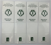 Toms, Magee, Funk & Five Others Signed 1999 Memorial Tournament Official Scorecards 