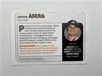 Ludvig Aberg Signed Sports Illustrated Card JSA ALOA