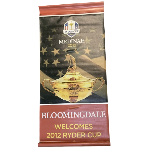 2012 Ryder Cup Medinah Bloomingdale Promotional Street Pole Banner