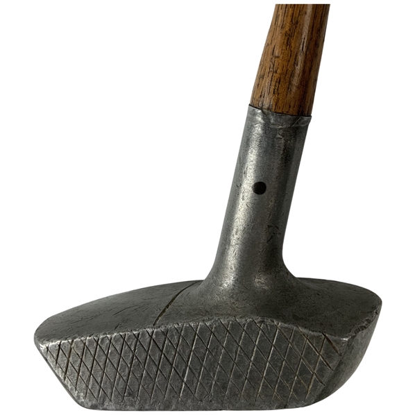 Schenectady Putter Antique Hickory Shaft Golf Club Sole Licensee Harry C. Lee and Co