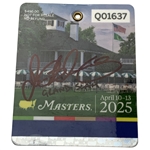 Rory McIlroy Signed 2025 Masters SERIES Badge w/ Rare Grand Slam Inscr. JSA ALOA