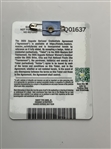 Rory McIlroy Signed 2025 Masters SERIES Badge w/ Rare 'Grand Slam' Inscr. JSA ALOA