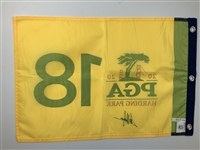 Colin Morikawa Signed 2020 PGA Championship at Harding Park Flag JSA ALOA