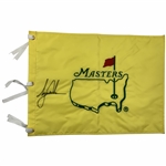 Tiger Woods Signed Undated Masters Tournament Embroidered Flag JSA ALOA