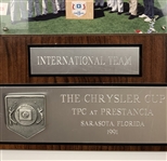 Gary Player's 1991 Chrysler Cup International Team Gifted Plaque